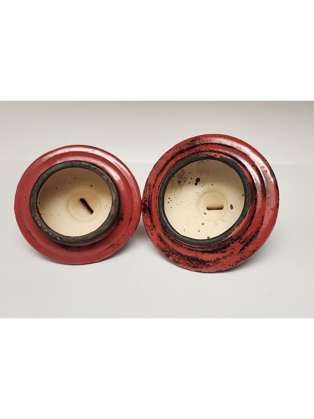 Uttermost 2 PC Red Rustic Ceramic Home Decorative Vase - Picture 15 of 16